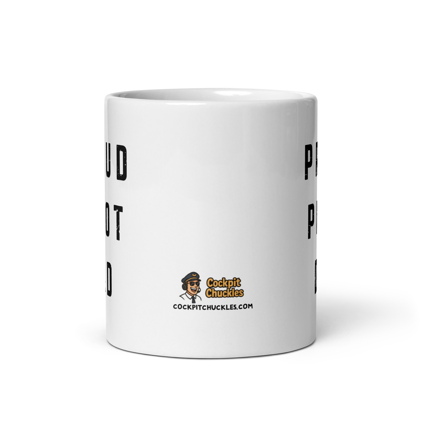 Mug for proud pilot dads “Proud Pilot Dad” – Show your support for your flying offspring